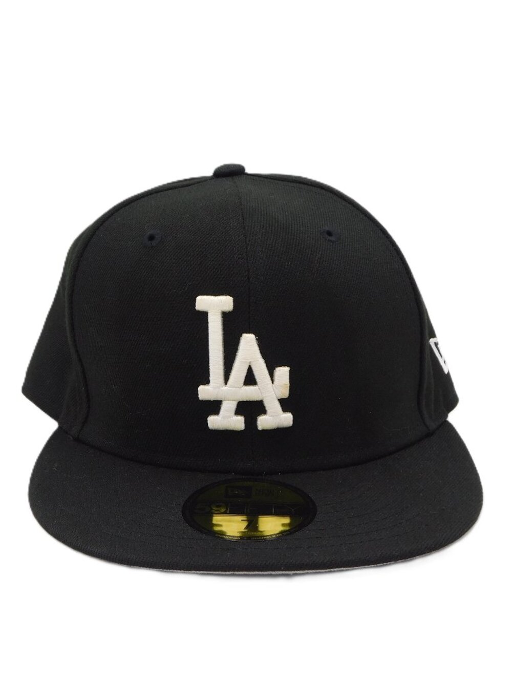 New Era Los Angeles Dodgers Basic Black/White 59Fifty Fitted Hat | Size 7 | NWT